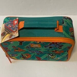 Igloo Kids Lunch Cooler Bag Horizontal Dinosaur Graphic Teal NWT